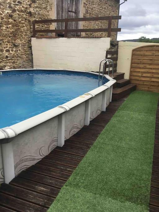 Lovely French Farmhouse With Private Swimming Pool Bourganeuf Exterior photo